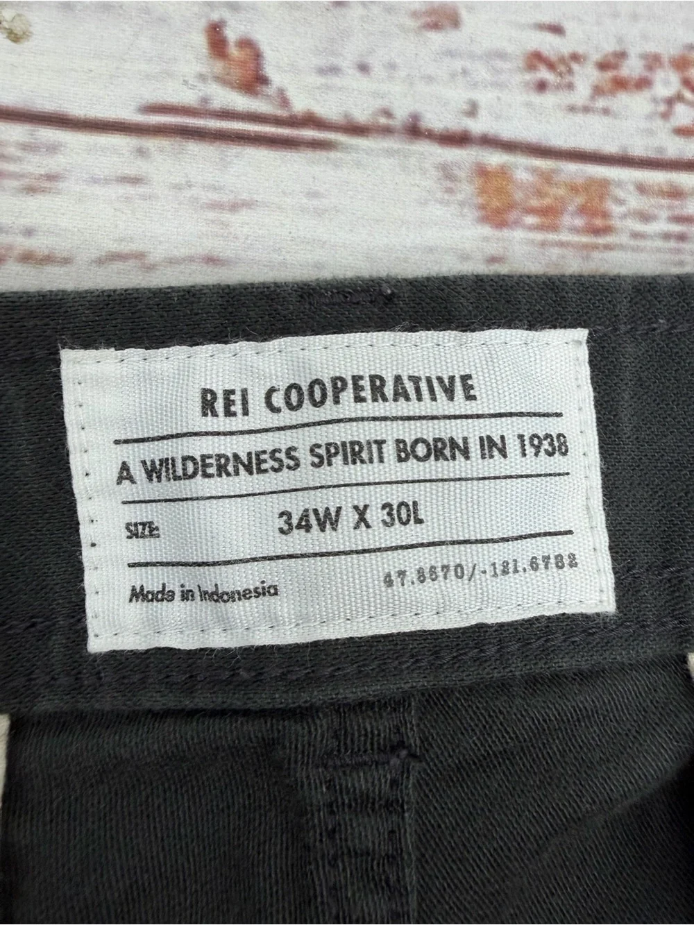 REI Co-op Men’s 34 x 27 Trailsmith Gray Canvas Utility Joggers Pants